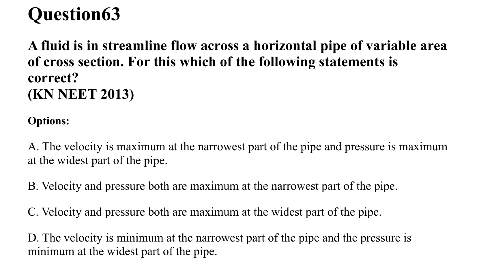 Mechanical Properties of Matter and Fluids question 63