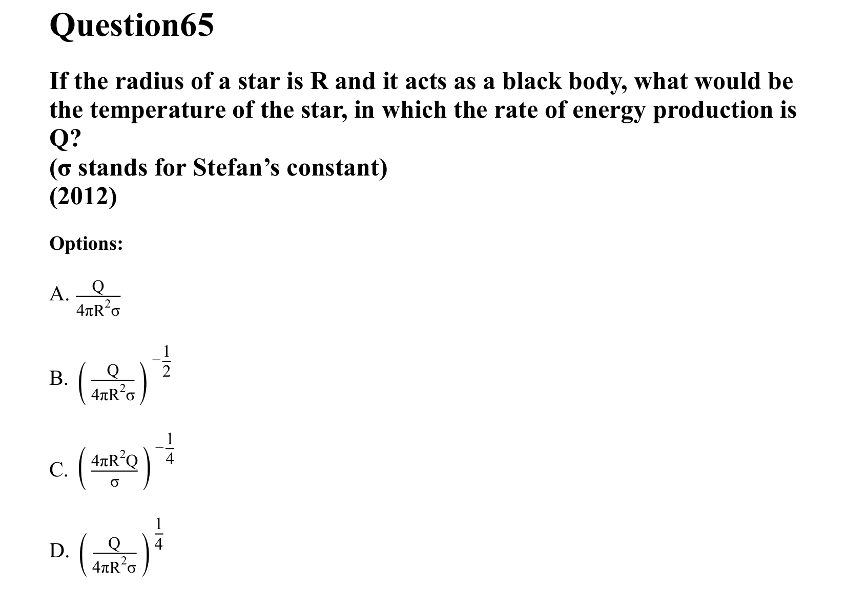 Mechanical Properties of Matter and Fluids question 65