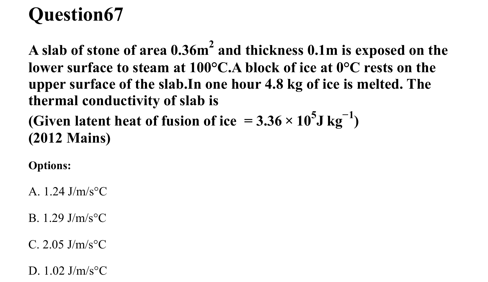 Mechanical Properties of Matter and Fluids question 67