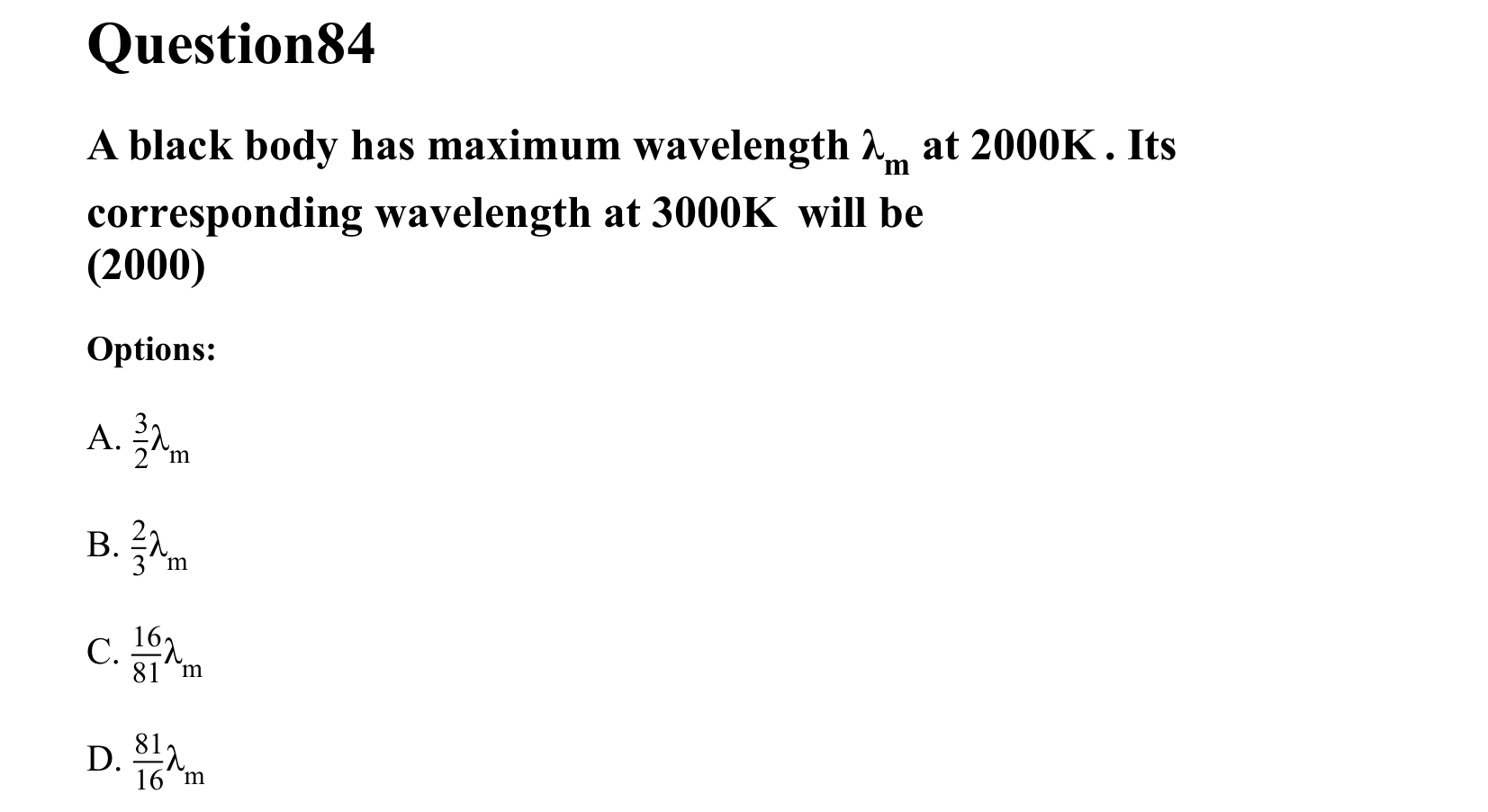 Mechanical Properties of Matter and Fluids question 84