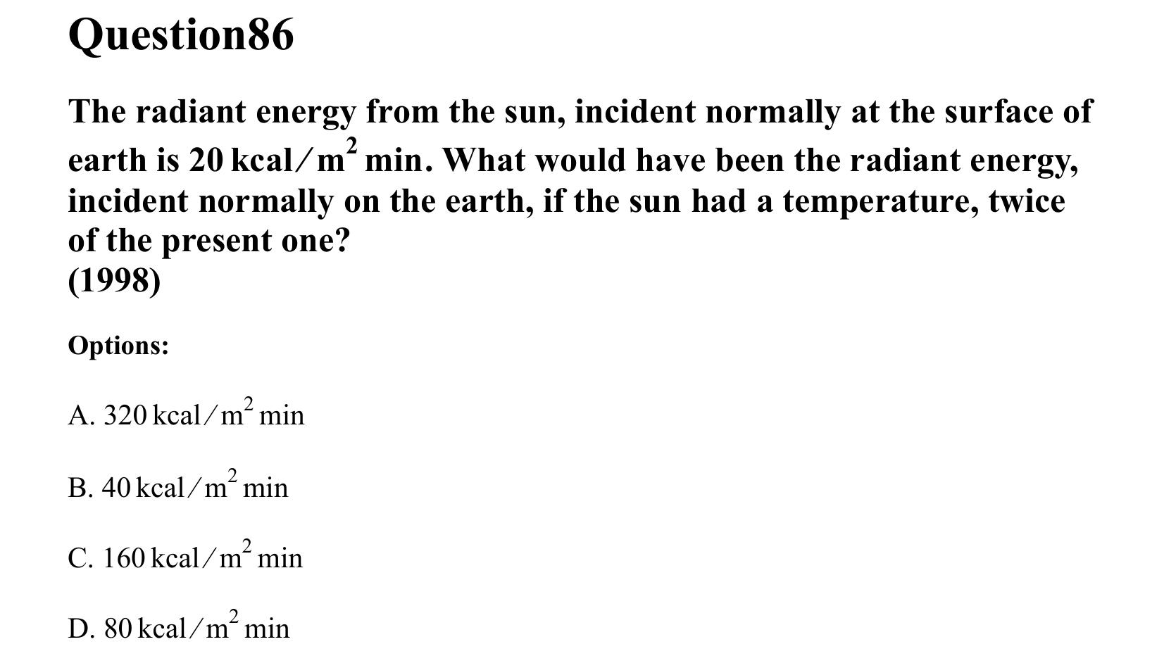 Mechanical Properties of Matter and Fluids question 86