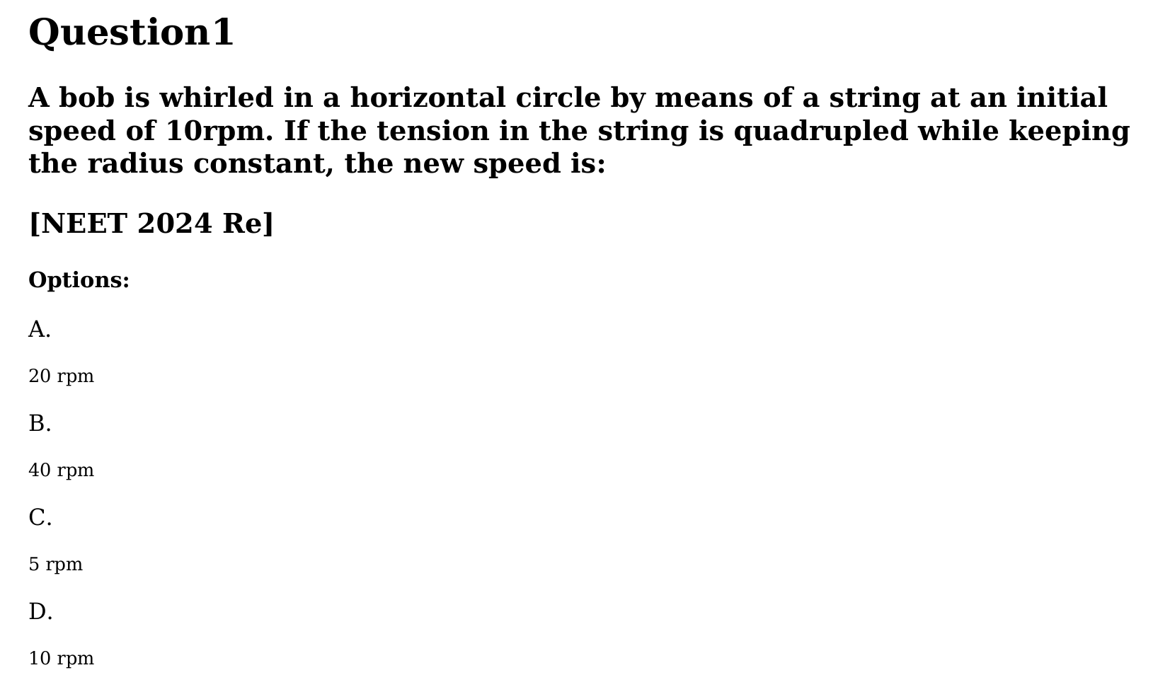 Motion in a Plane question 1