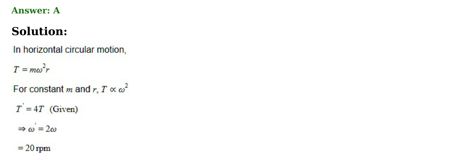 Motion in a Plane solution 1