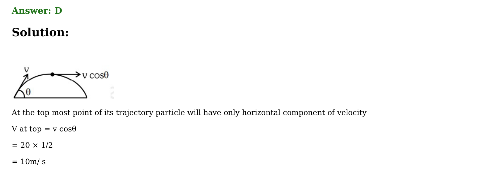 Motion in a Plane solution 3