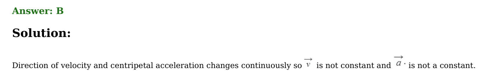 Motion in a Plane solution 4