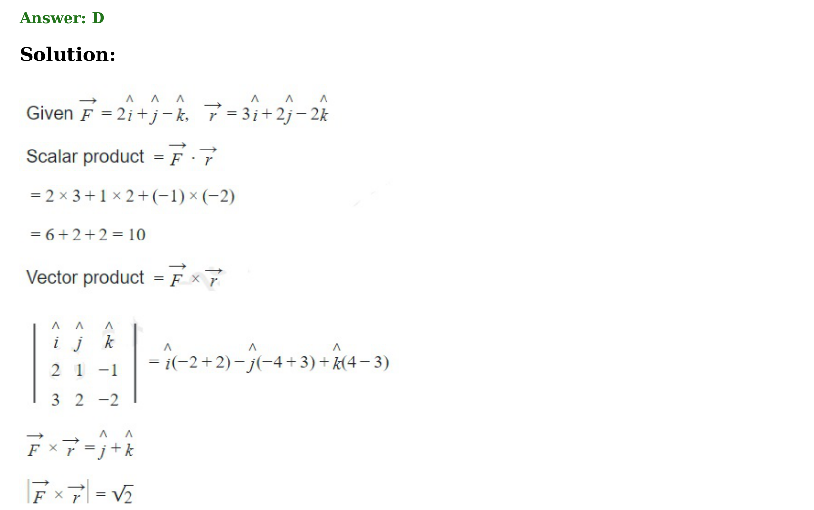 Motion in a Plane solution 8