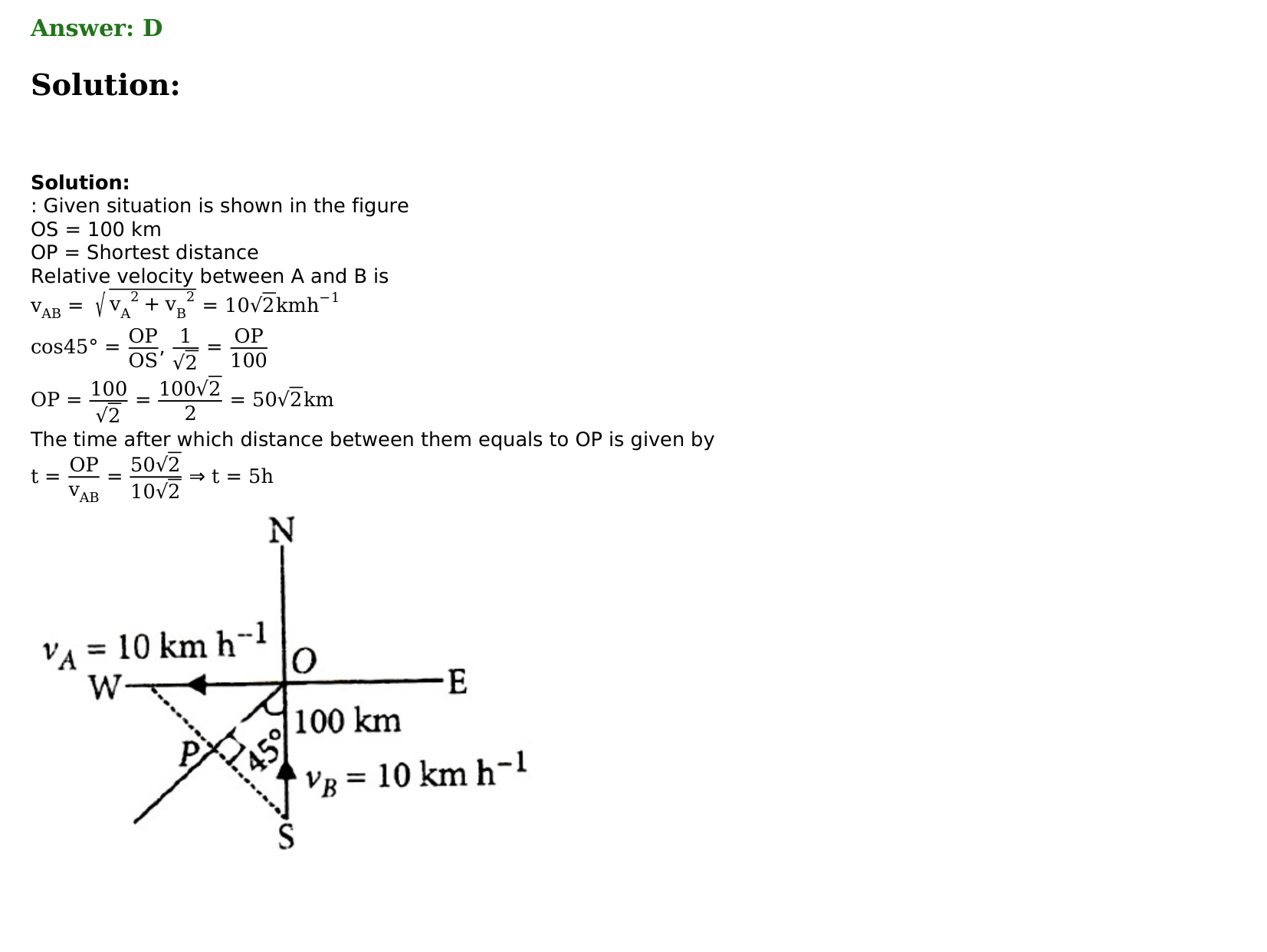 Motion in a Plane solution 20