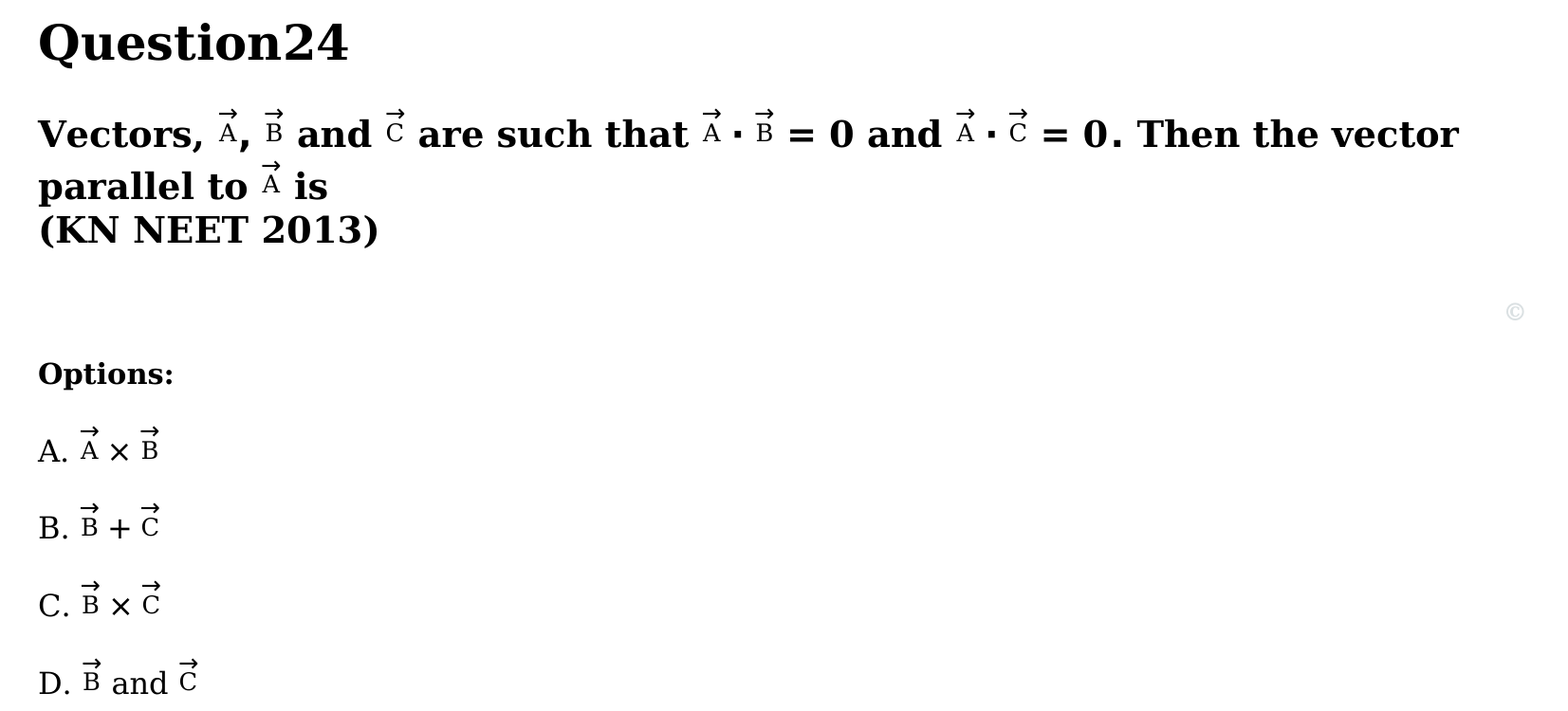 Motion in a Plane question 24