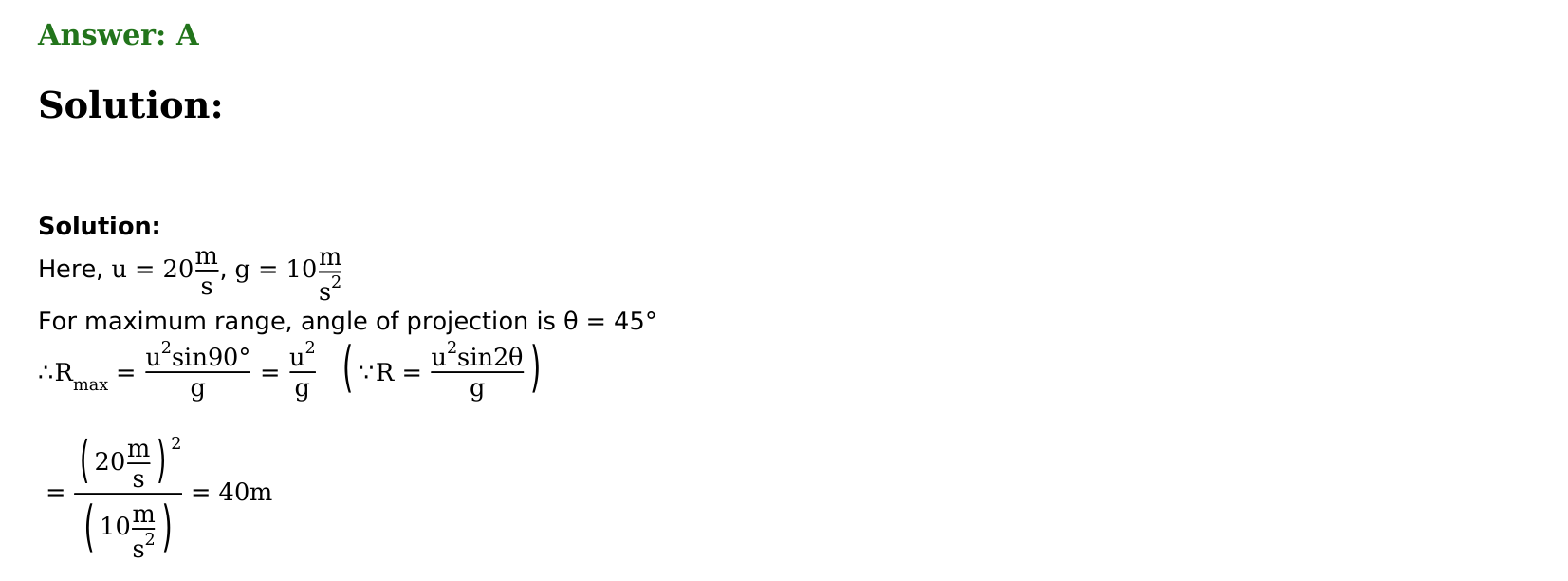 Motion in a Plane solution 28