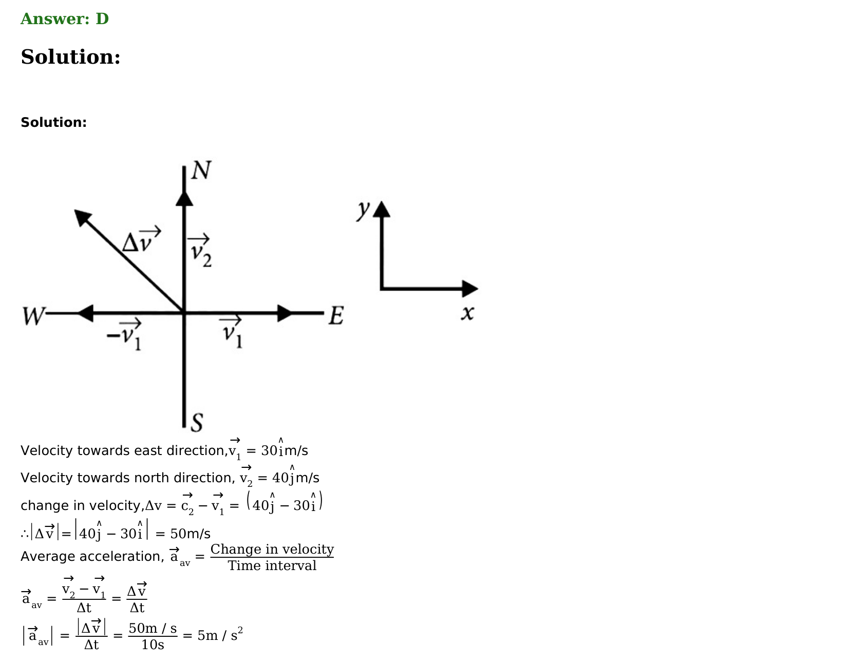 Motion in a Plane solution 29