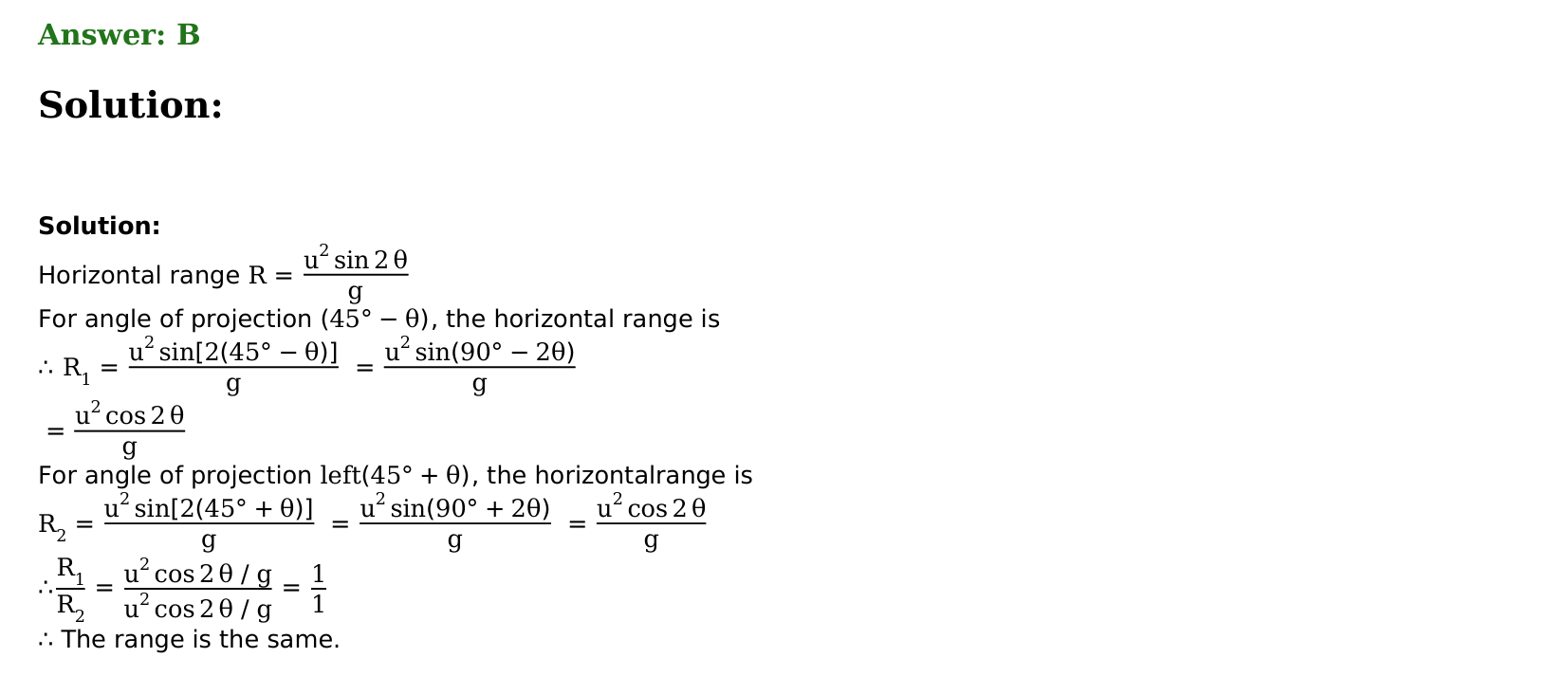 Motion in a Plane solution 39