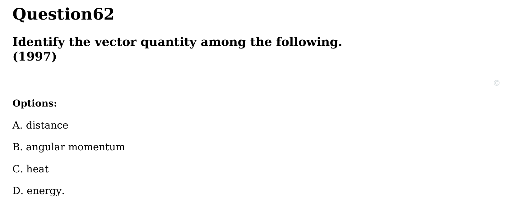 Motion in a Plane question 62