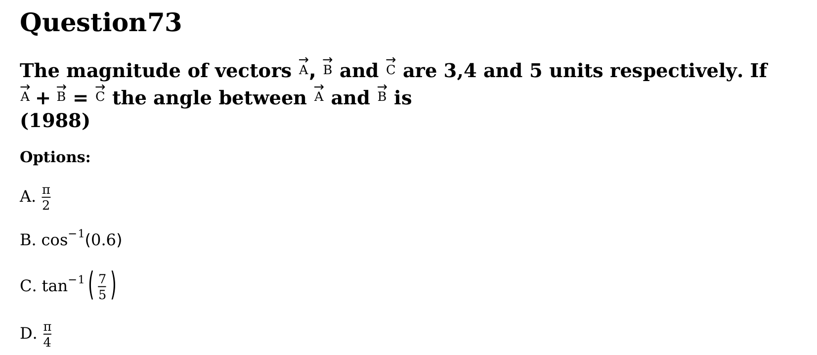 Motion in a Plane question 73