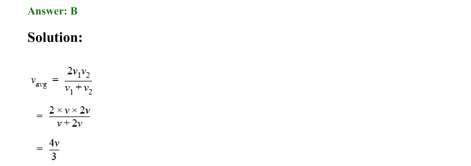 Motion in a Straight Line solution 9