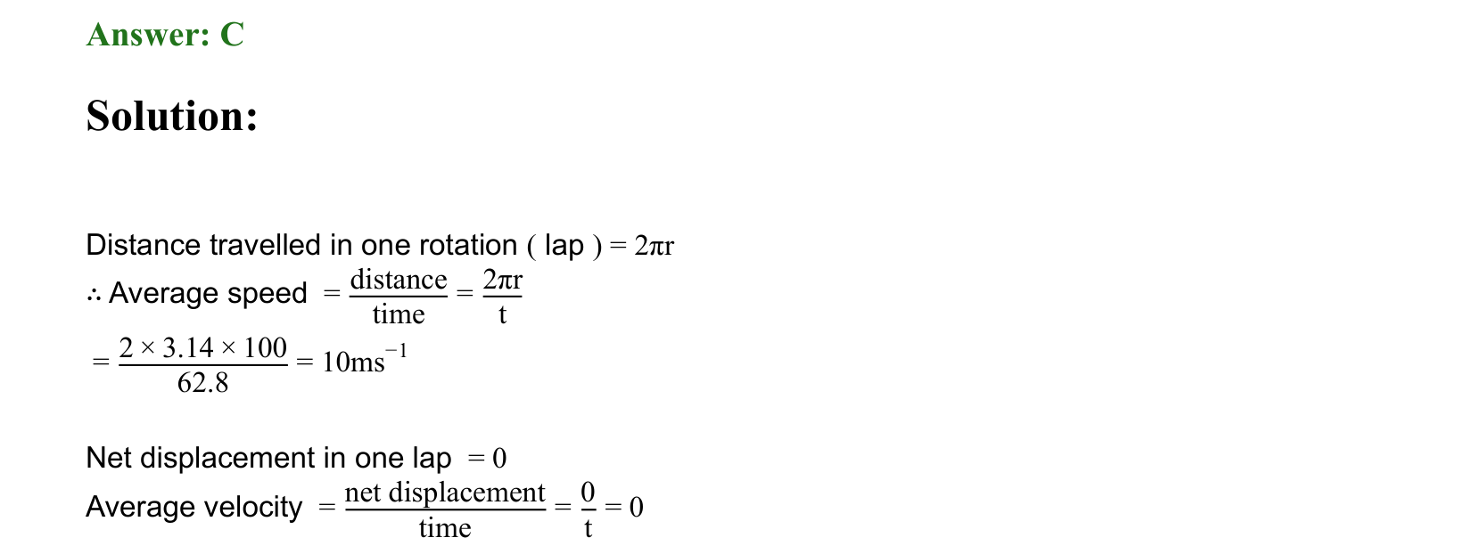 Motion in a Straight Line solution 37