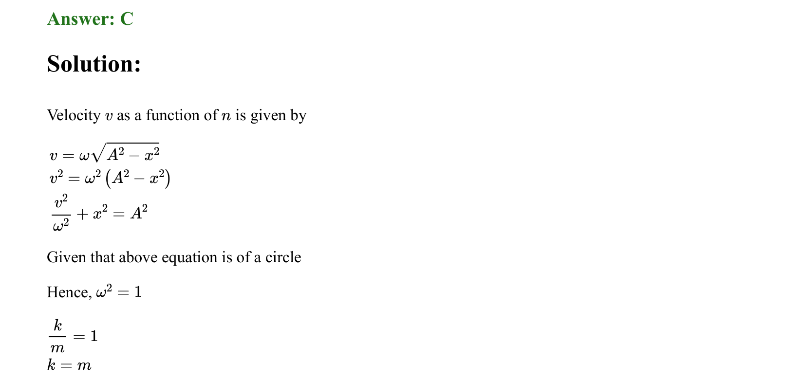 Oscillations solution 4