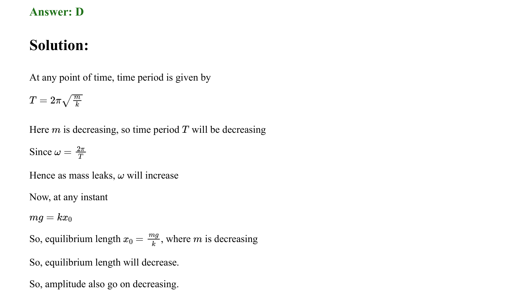 Oscillations solution 7
