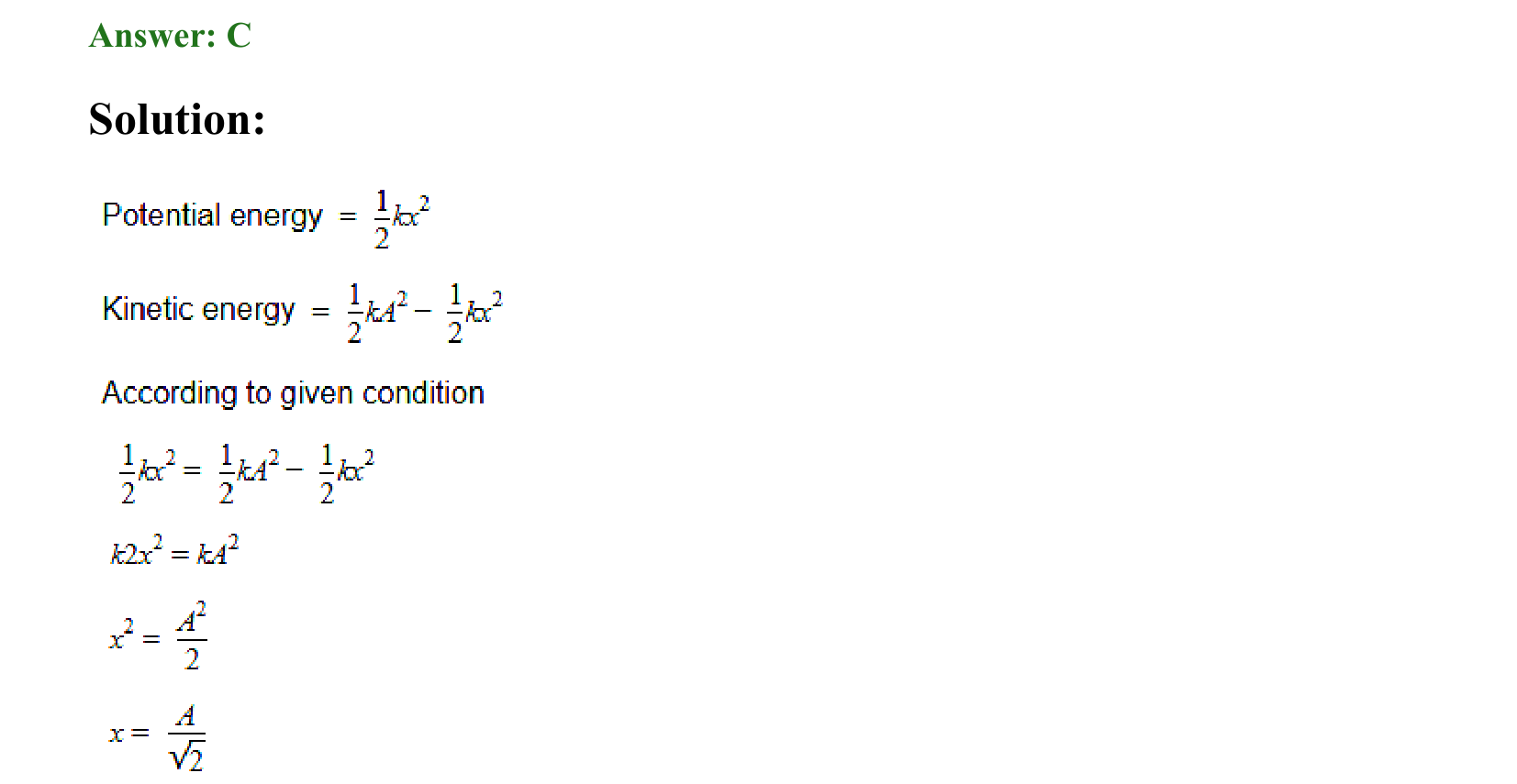 Oscillations solution 8