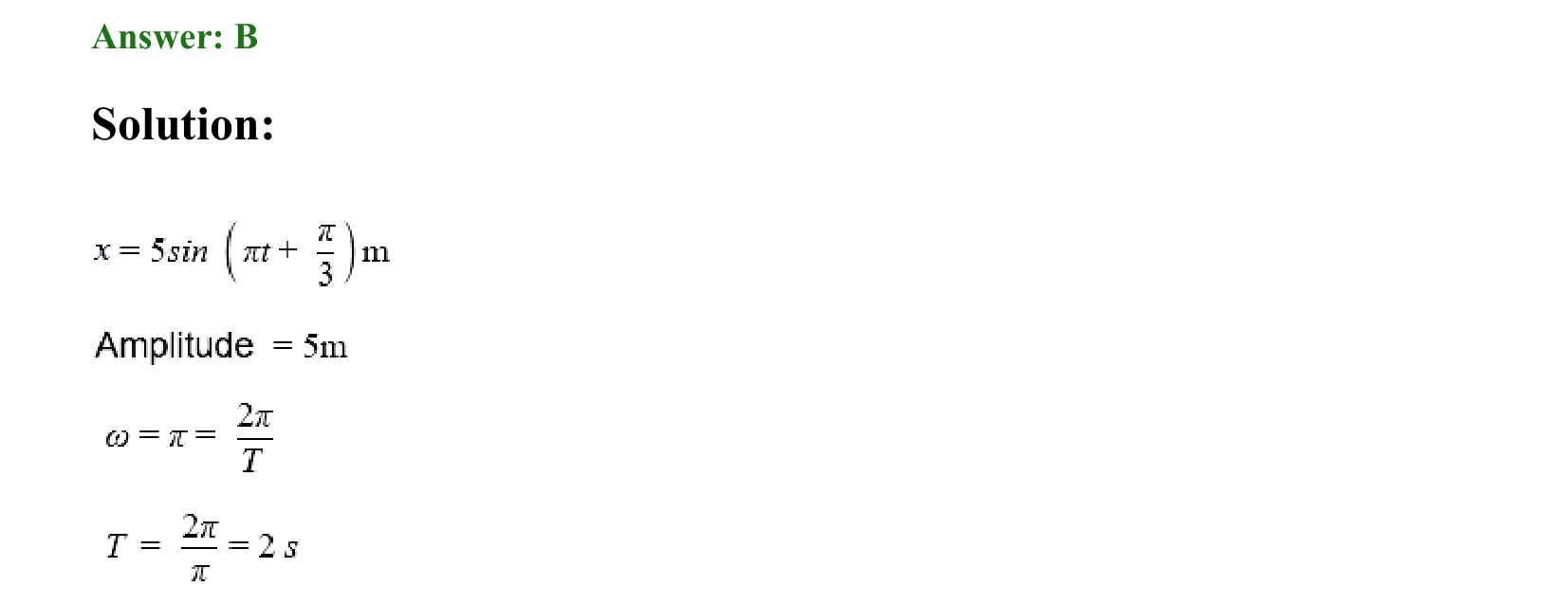 Oscillations solution 10