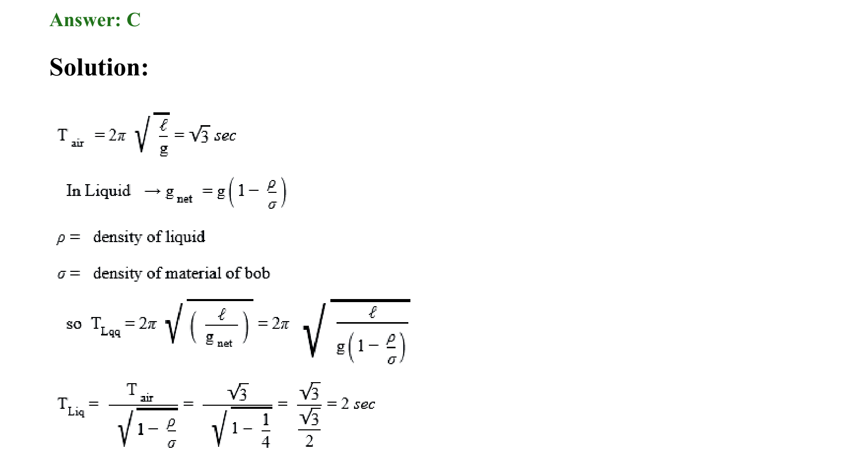 Oscillations solution 13