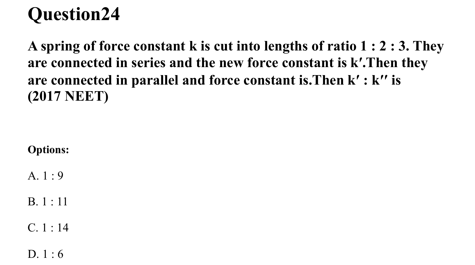 Oscillations question 24