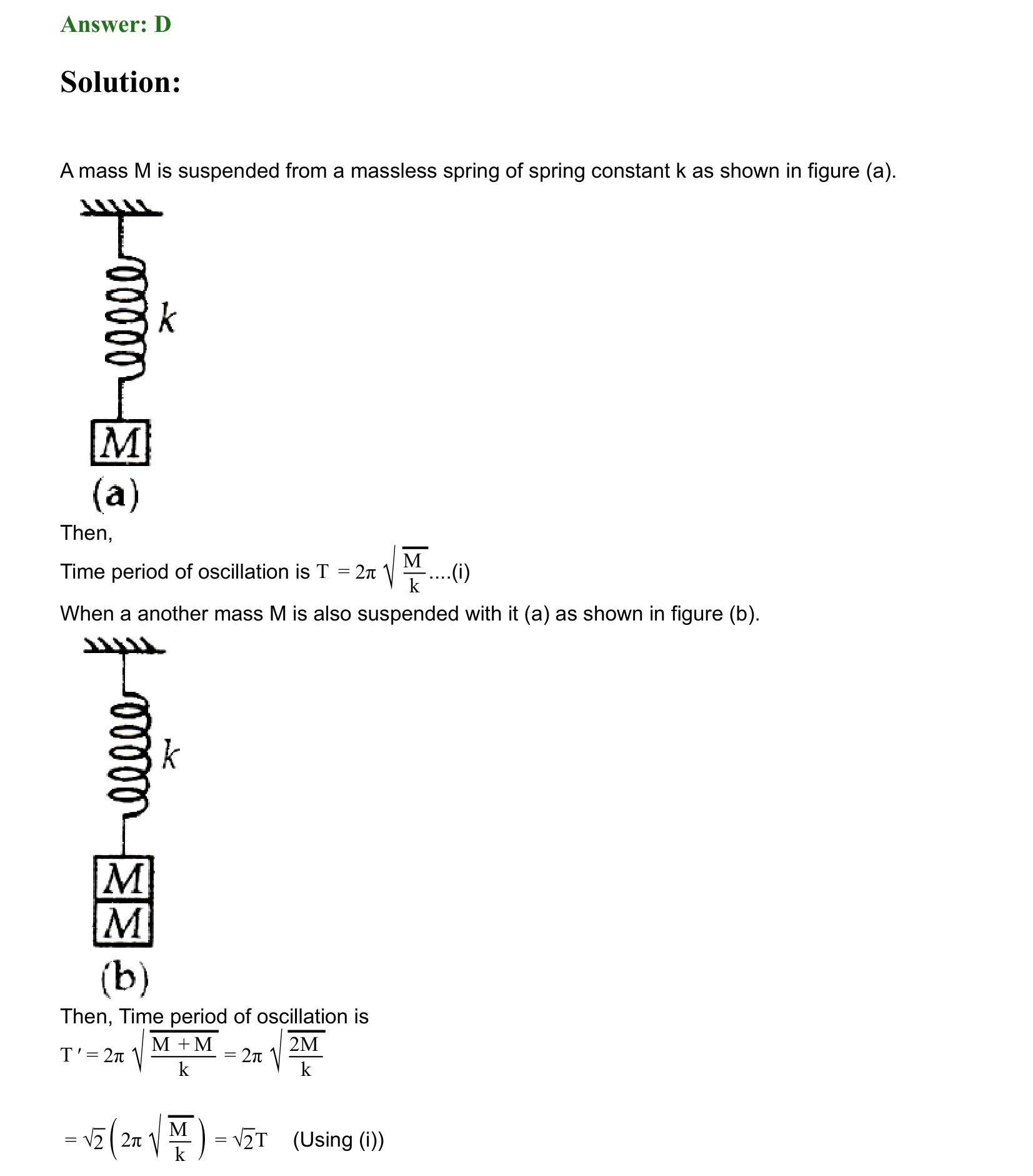 Oscillations solution 34