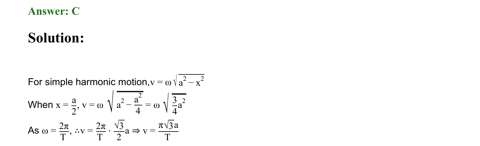 Oscillations solution 35