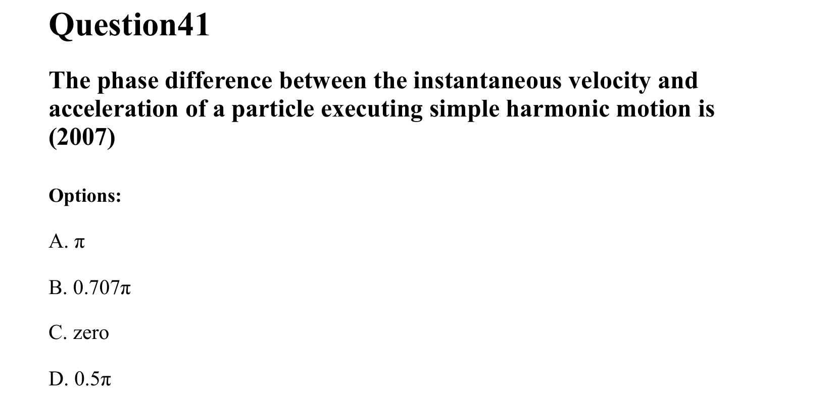 Oscillations question 41