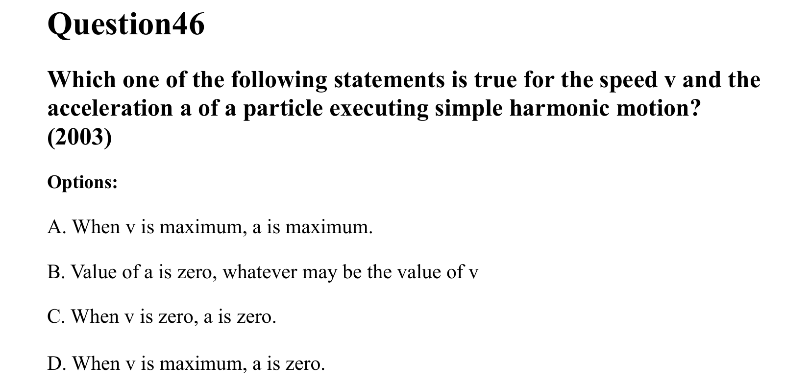 Oscillations question 46
