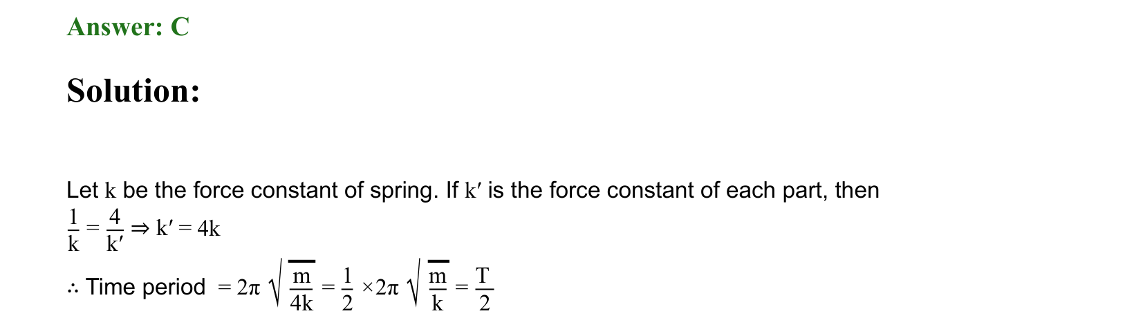 Oscillations solution 49