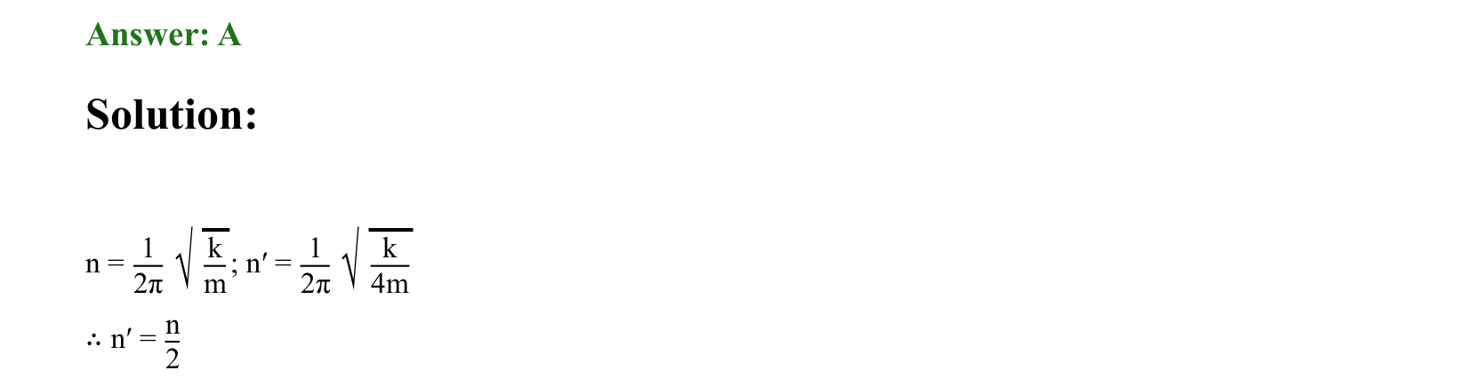 Oscillations solution 60