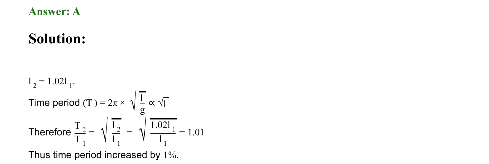Oscillations solution 61