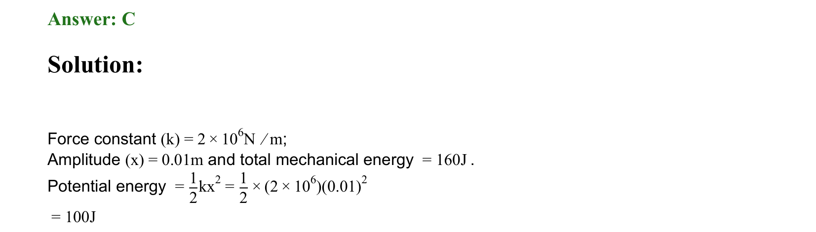 Oscillations solution 64