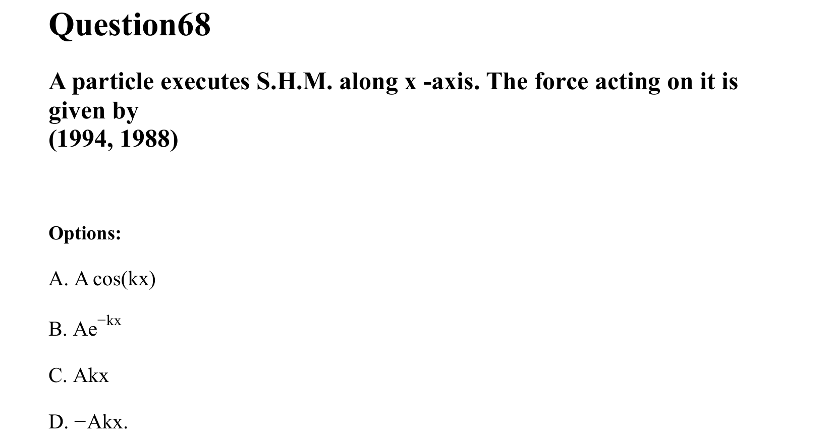 Oscillations question 68