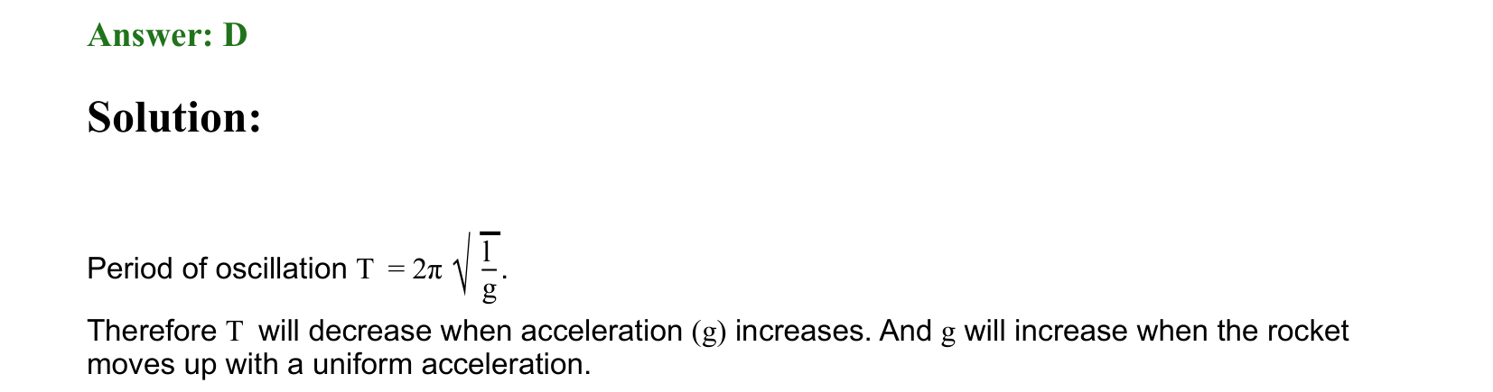 Oscillations solution 69