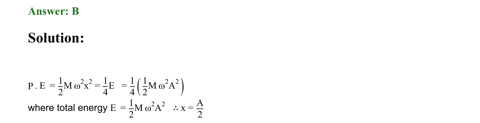 Oscillations solution 71
