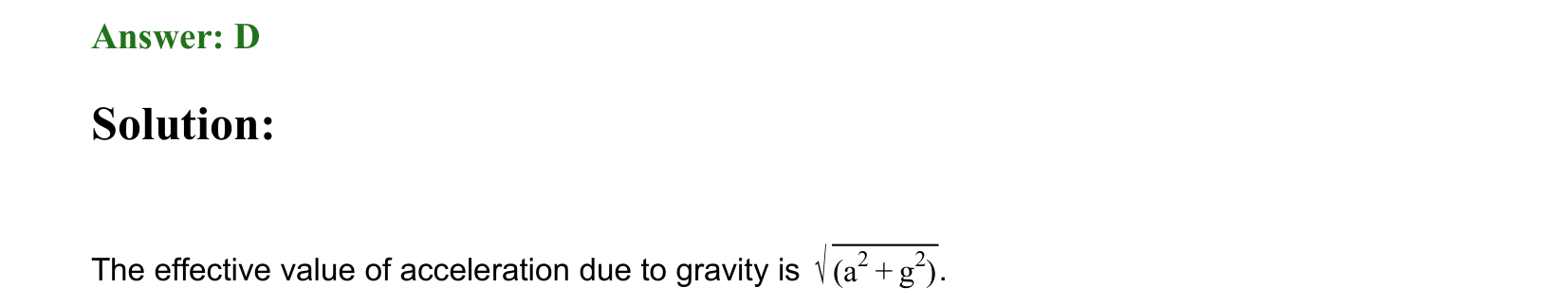 Oscillations solution 74