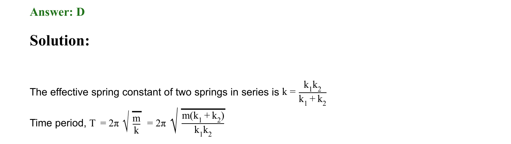 Oscillations solution 78