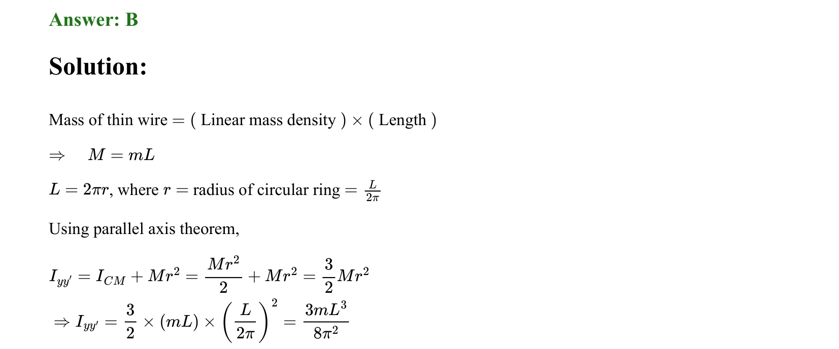 Rotational Motion solution 1