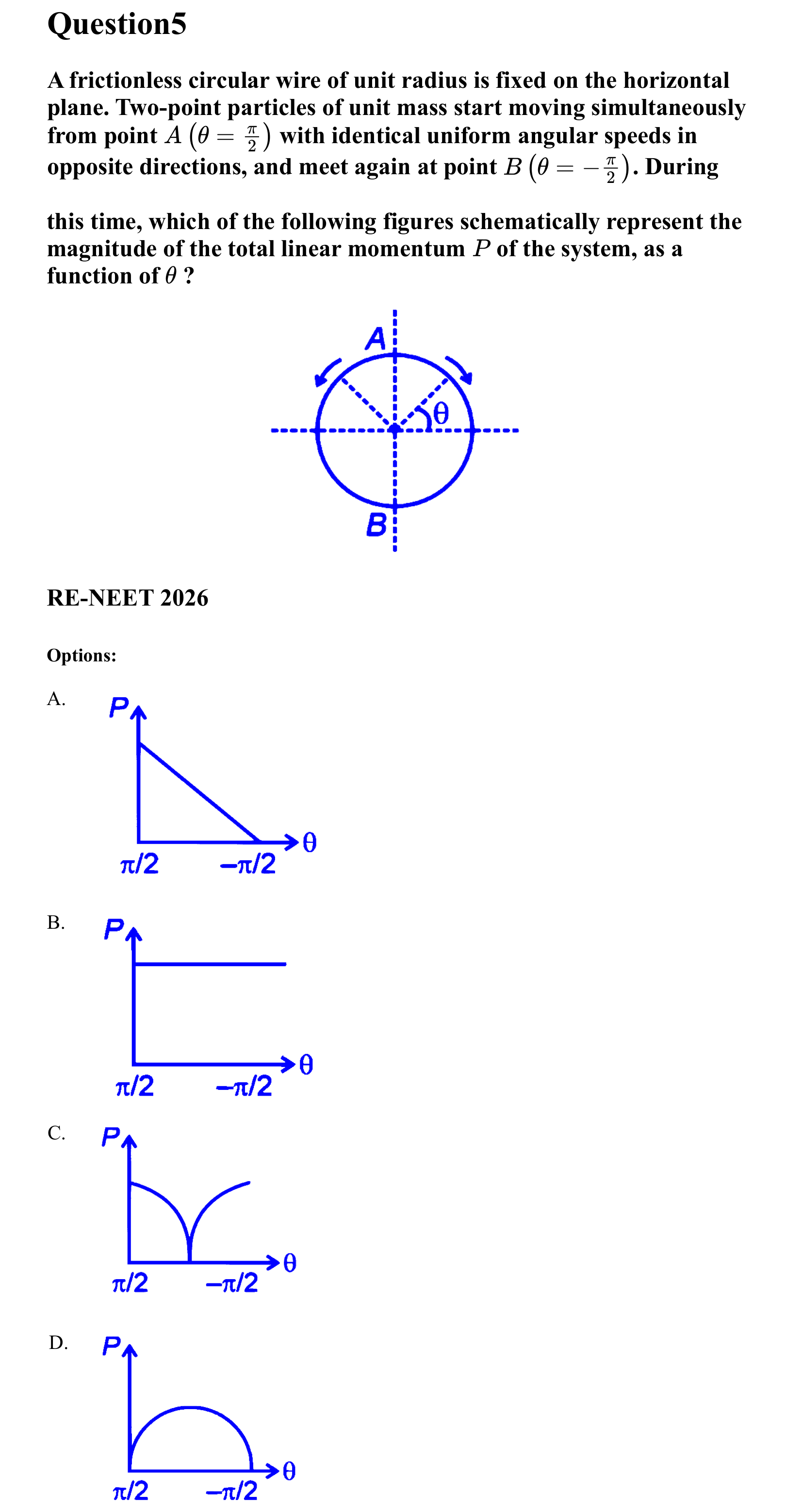 Rotational Motion question 5