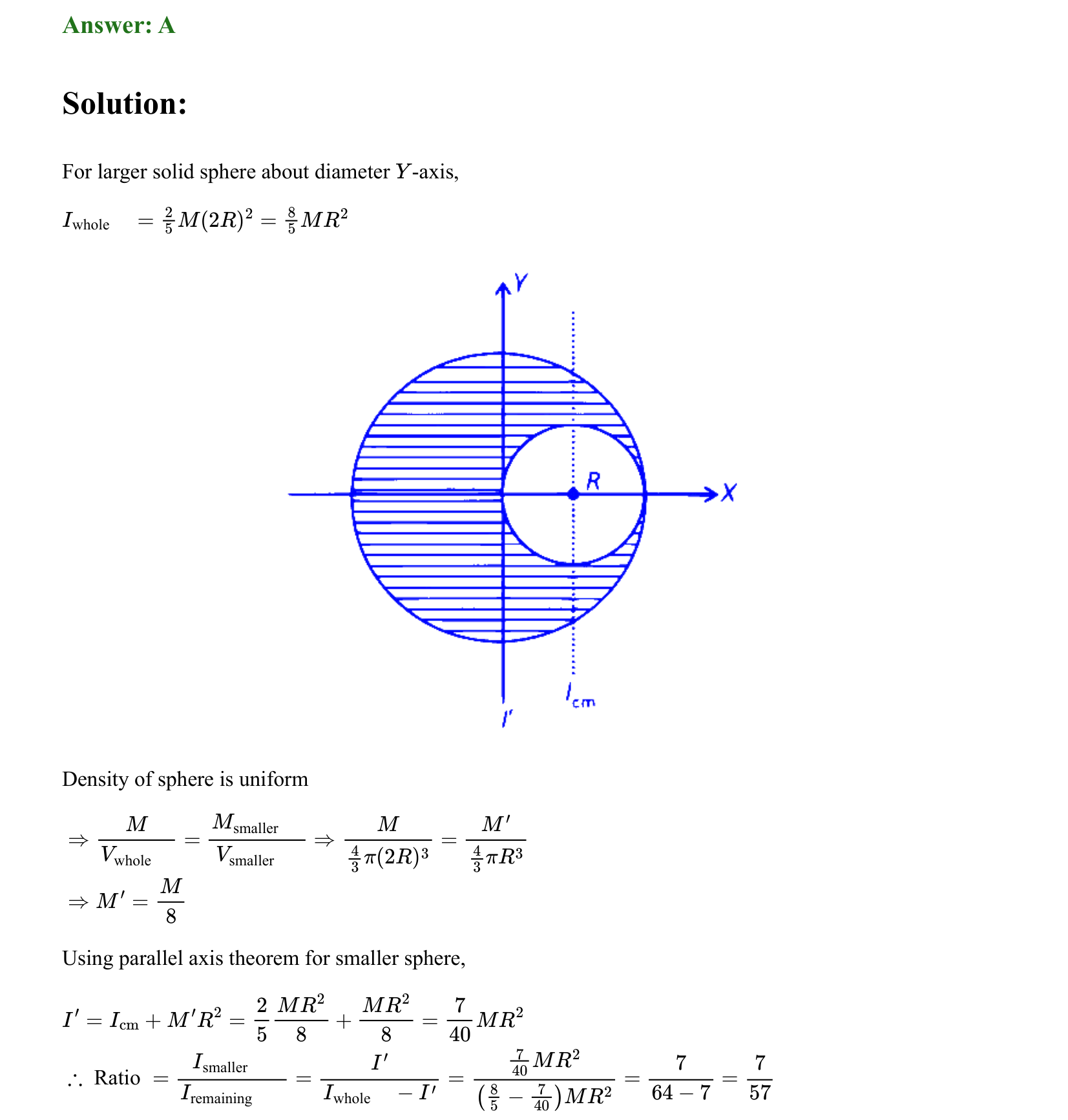 Rotational Motion solution 7