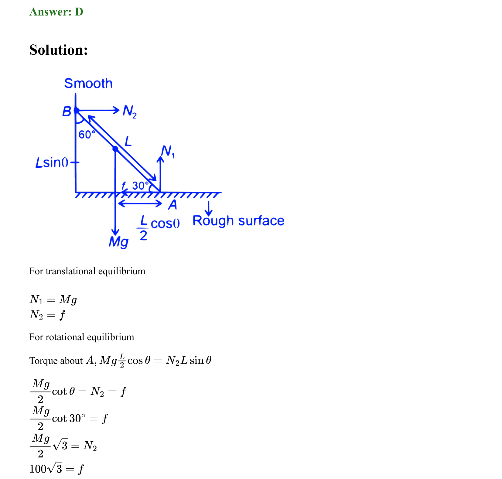 Rotational Motion solution 9