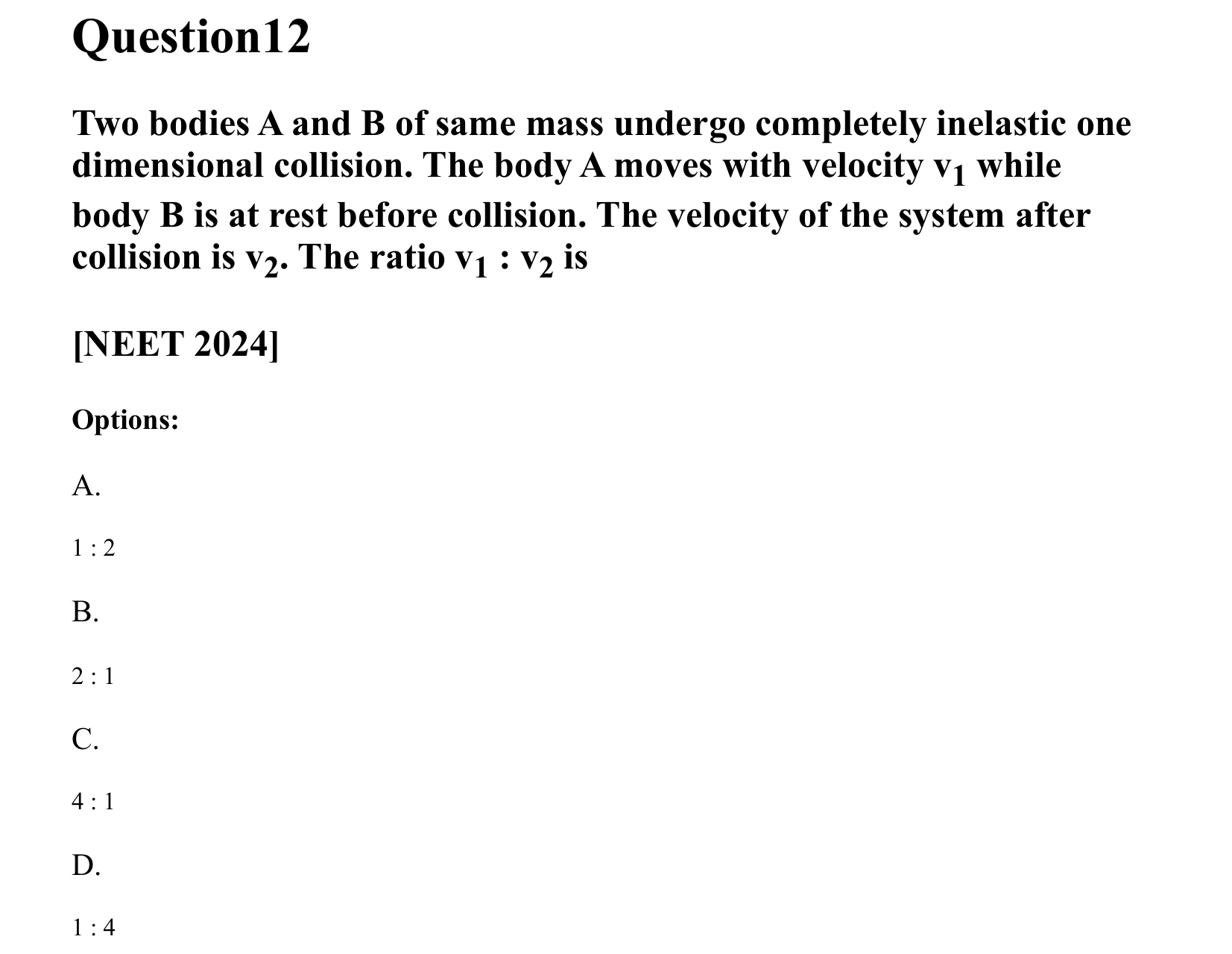 Rotational Motion question 12