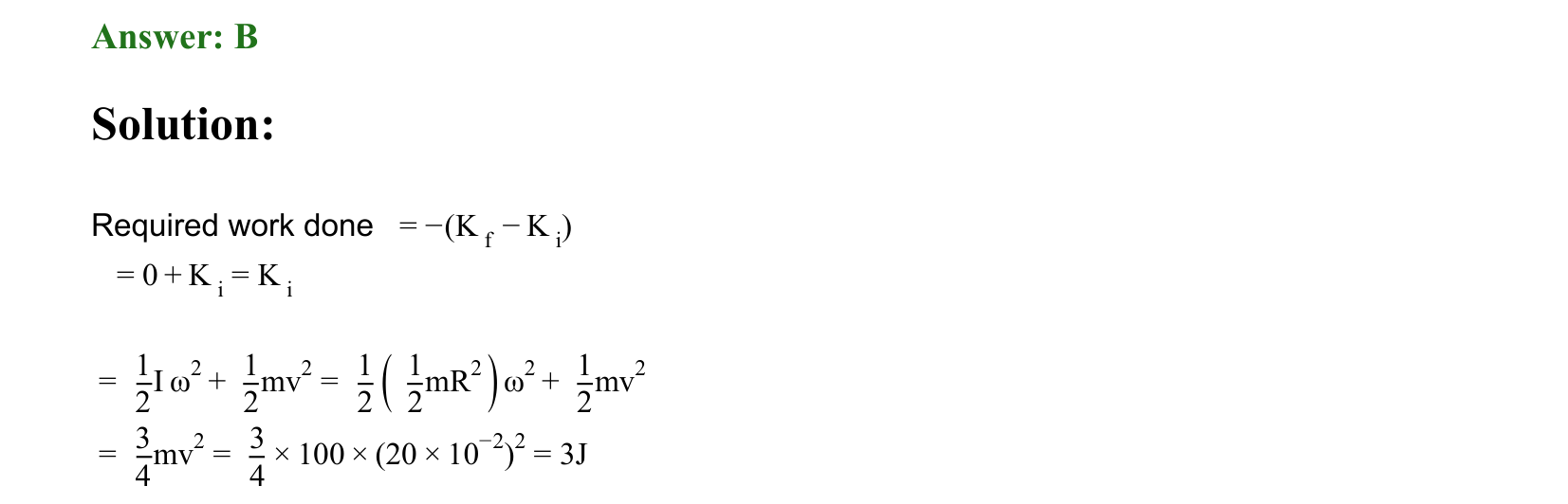 Rotational Motion solution 29