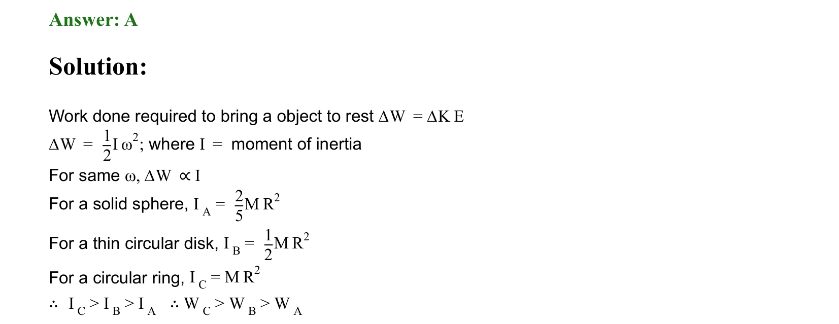 Rotational Motion solution 33