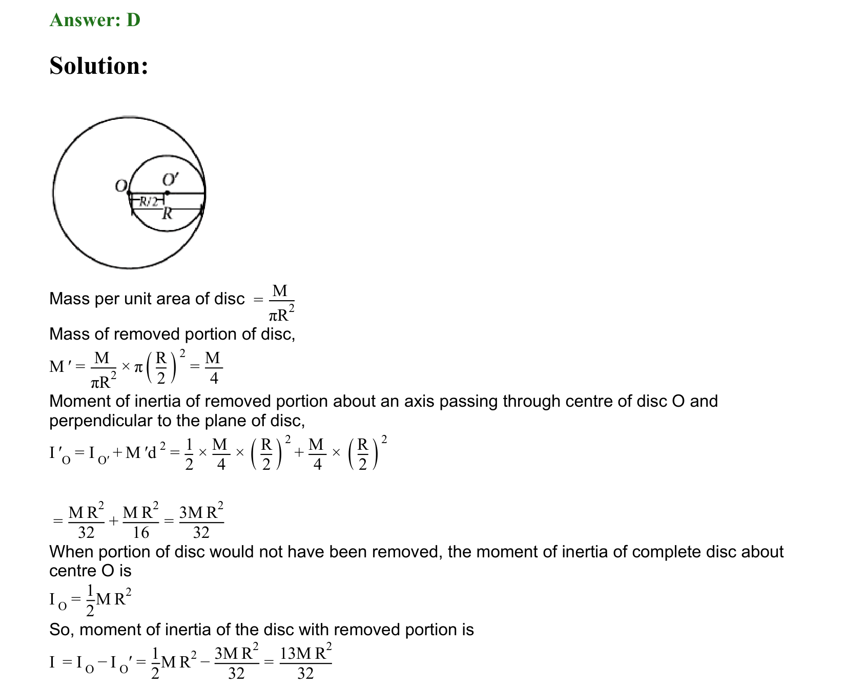 Rotational Motion solution 42