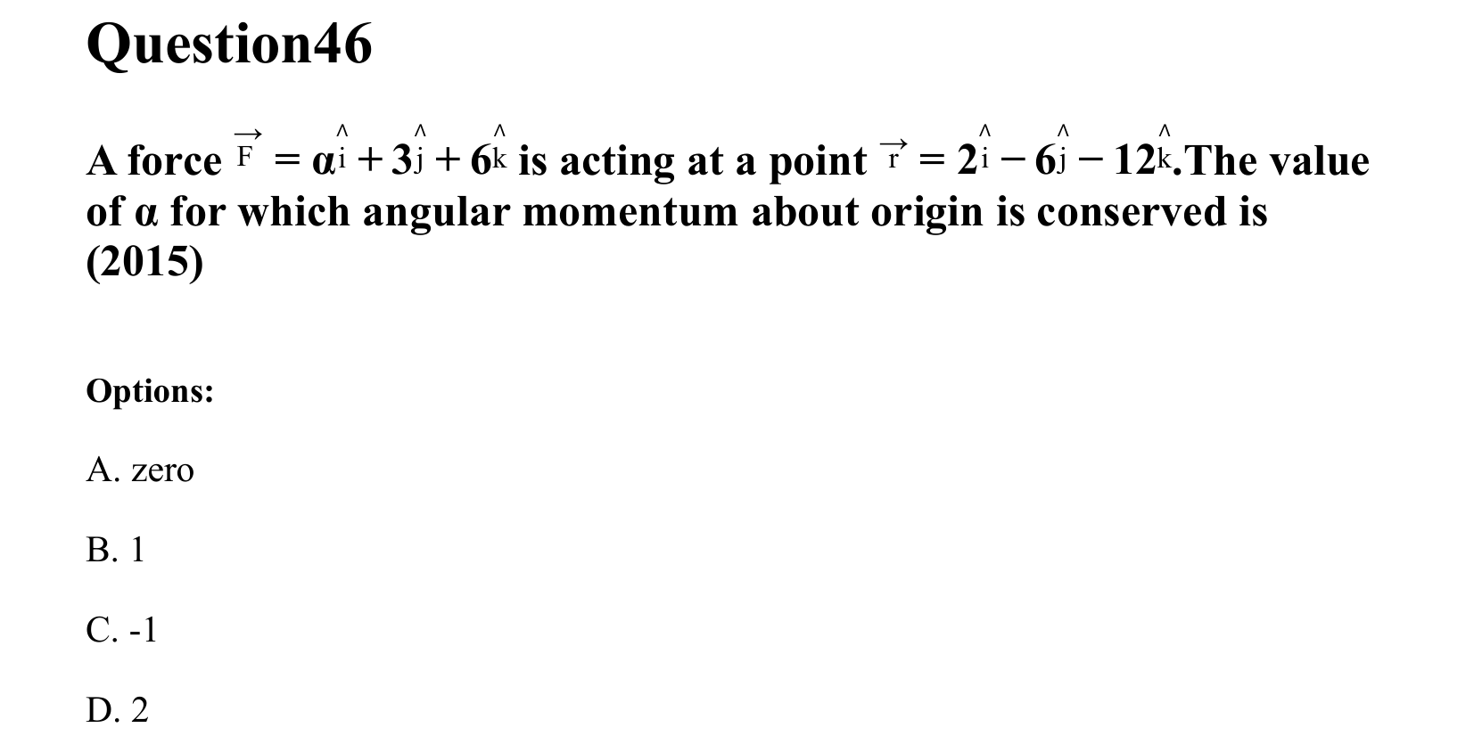 Rotational Motion question 46