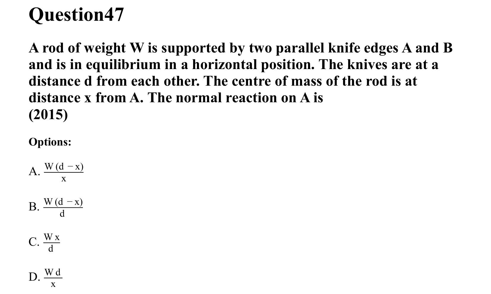 Rotational Motion question 47