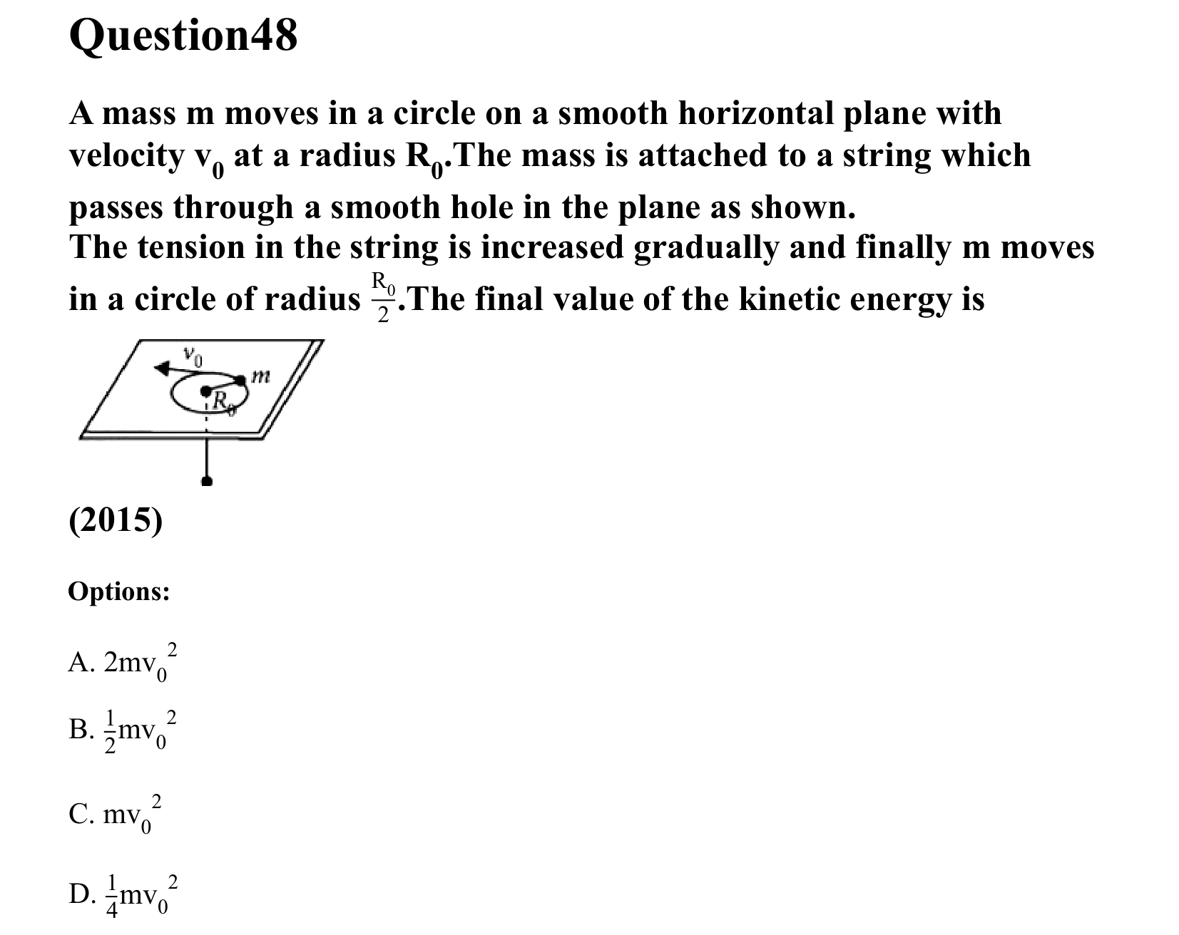 Rotational Motion question 48