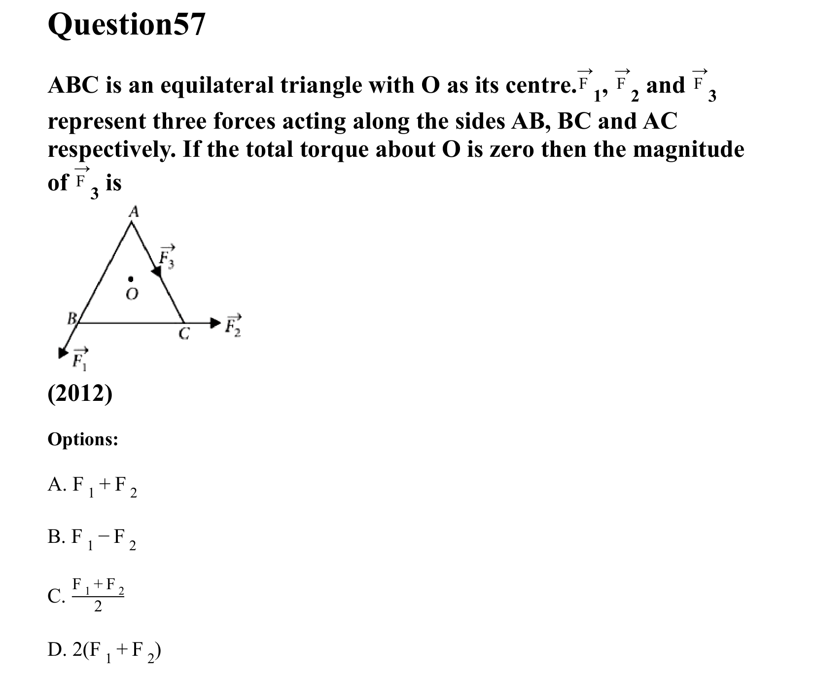 Rotational Motion question 57
